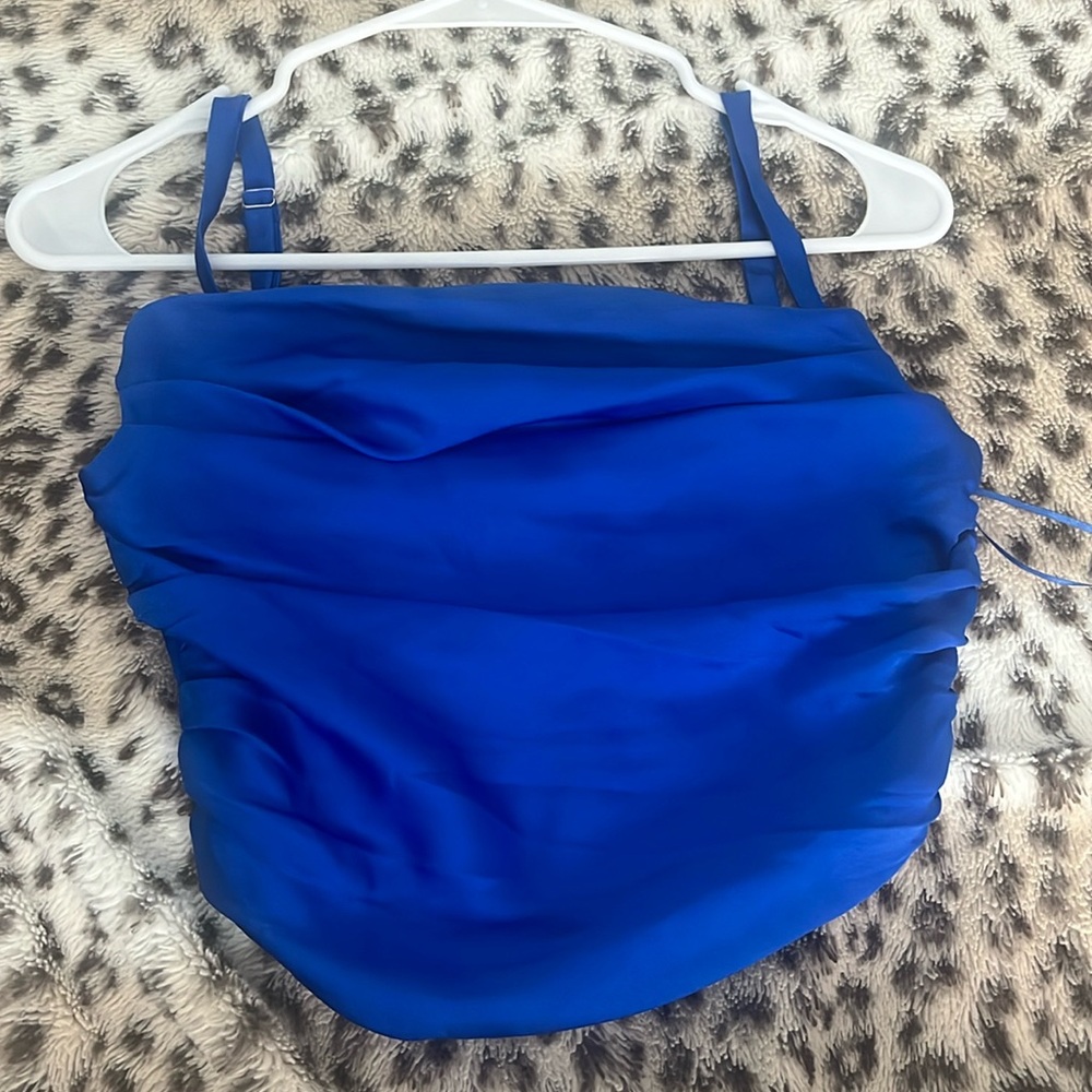 NWT cropped blue top!